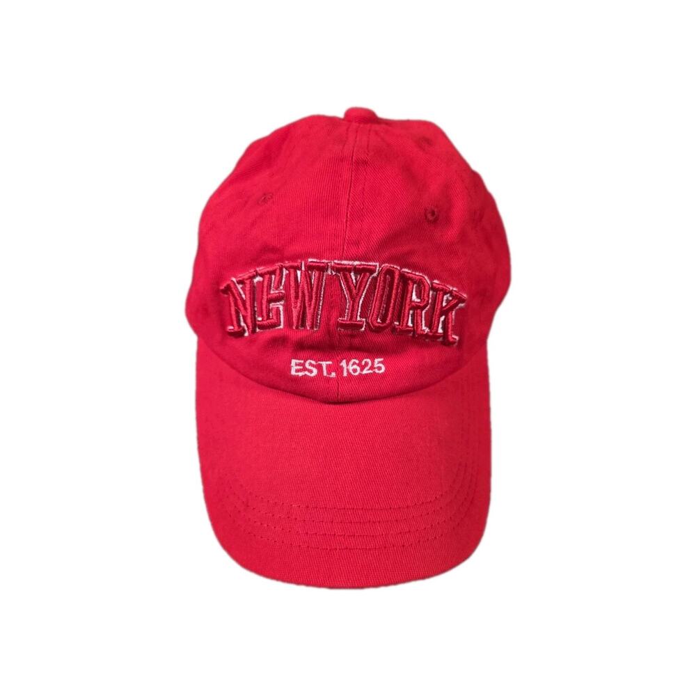 Red New York City EST 1625 Baseball Cap BJB Adjustable Hat